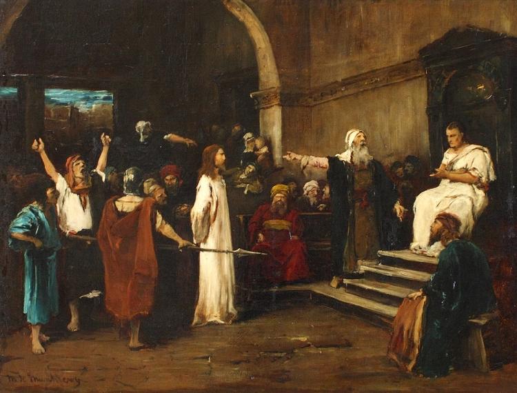 Mihaly Munkacsy Le Christ devant Pilate China oil painting art